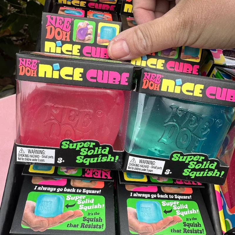 Hotsale Needoh Nice Cube Sensory Squeezing Toy Cube for Stress relief and Fingertip Release Toy for Adult Pinching and Playing@