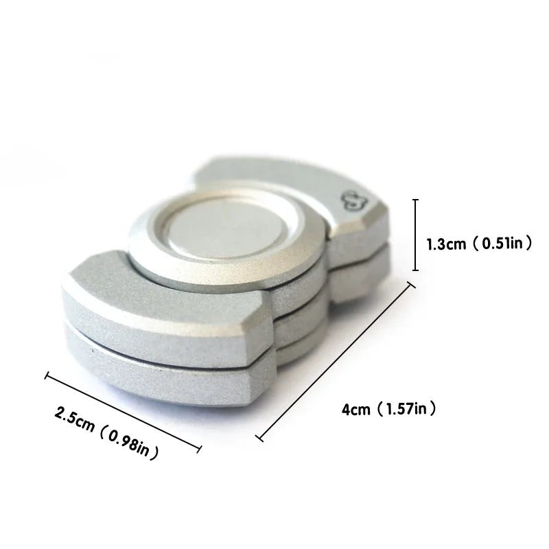 Metal Magnetic Slider Transform Hand Spinner Push Card Mini EDC Stress Relief Push Card Adult Fidget Toys Anti Anxiety