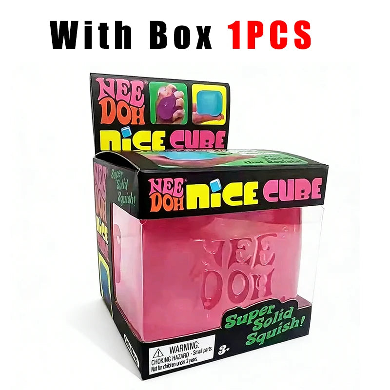 Hotsale Needoh Nice Cube Sensory Squeezing Toy Cube for Stress relief and Fingertip Release Toy for Adult Pinching and Playing@