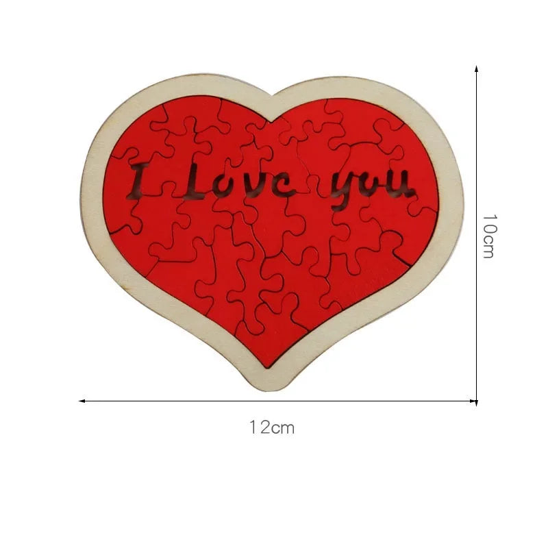 20 Reasons Why I Love You Puzzle Engraved Love Gift Home Decor Sentimental Gifts Personalized Mother's Day Valentine Day Gift