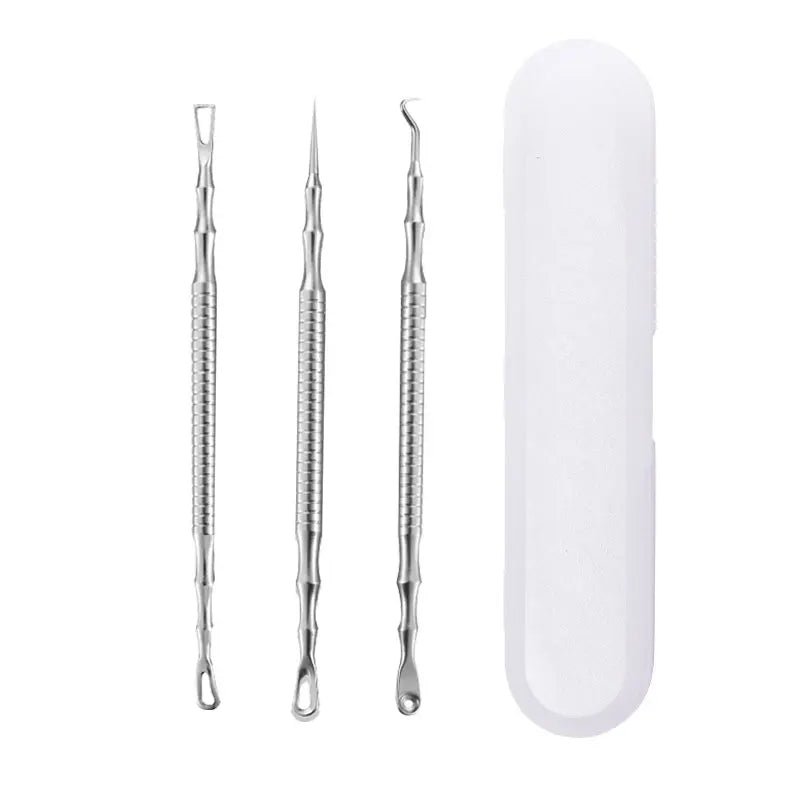 Blackhead Remover Acne Tool Pimples Removal Needles Extractor Tweezers Pore Cleaner Deep Cleaning Tool