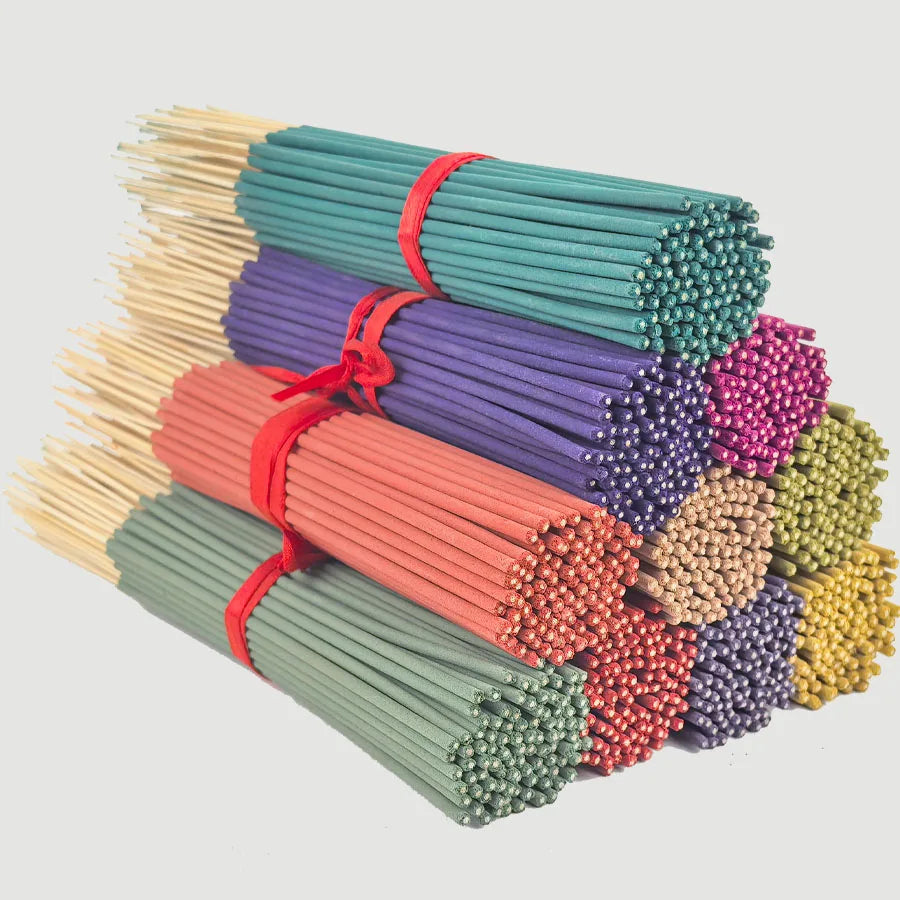 7 Sets of 140 Incense Sticks, Available in Four Seasonal Sets: Rose, Lavender, Sandalwood, Jasmine, Mint, Cherry Blossom, Herbal, and Dragon Blood Wood, with 20 Sticks Per Pack, Suitable for Home Use, Office, Yoga, Meditation