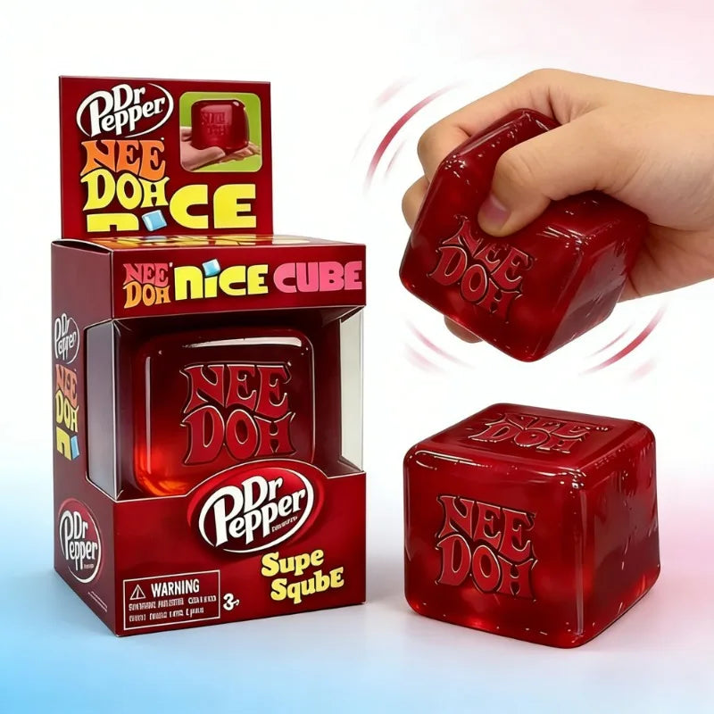 Hotsale Needoh Nice Cube Sensory Squeezing Toy Cube for Stress relief and Fingertip Release Toy for Adult Pinching and Playing@
