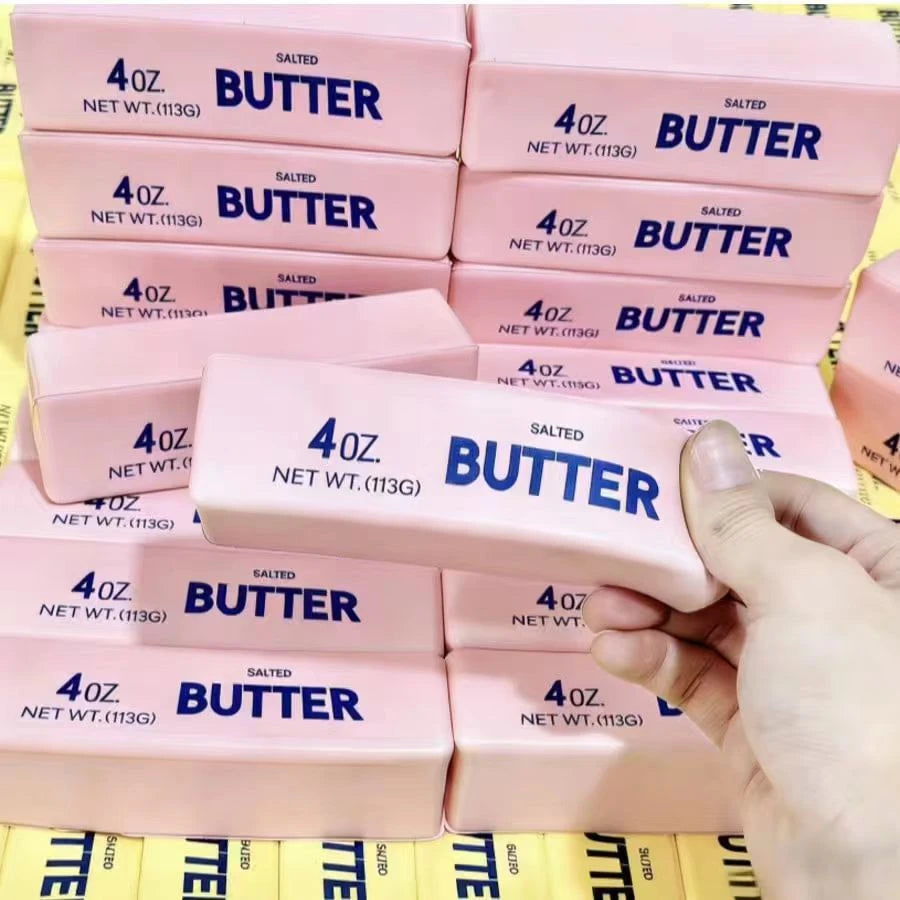 Squishy Toys BUTTER Texture Handmade Kids Adults Funny Relieve Stress Tool Birthday Party Gift Favor Food Grade Silicone