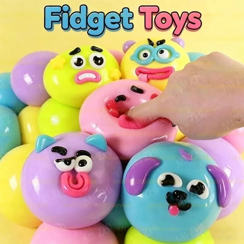2026 NEW Smushers Squishy, Curiosities Dog Face Swap Squishy Toy, Soft Moldable Cute Slow Rise Squeeze Toy, Relaxing Sensory