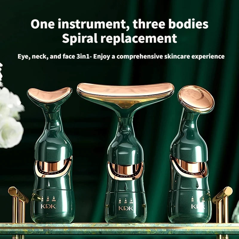 Microcurrent Facial Massager – Lift & Firm Skin, Reduce Wrinkles Face, Neck & Eye Rejuvenation
