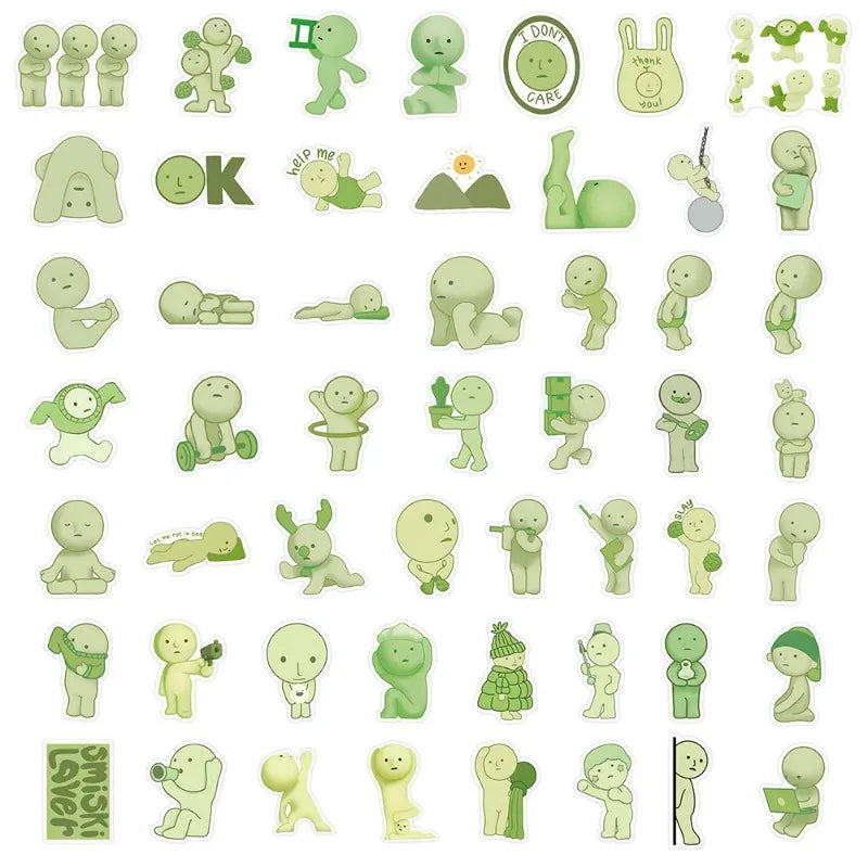 Stickers Vinyl Waterproof Stickers Pack For Water Bottle Laptop Scrapbook Stickers