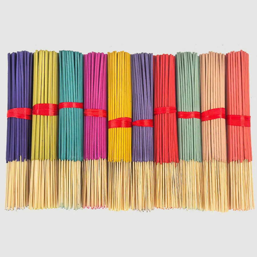 7 Sets of 140 Incense Sticks, Available in Four Seasonal Sets: Rose, Lavender, Sandalwood, Jasmine, Mint, Cherry Blossom, Herbal, and Dragon Blood Wood, with 20 Sticks Per Pack, Suitable for Home Use, Office, Yoga, Meditation