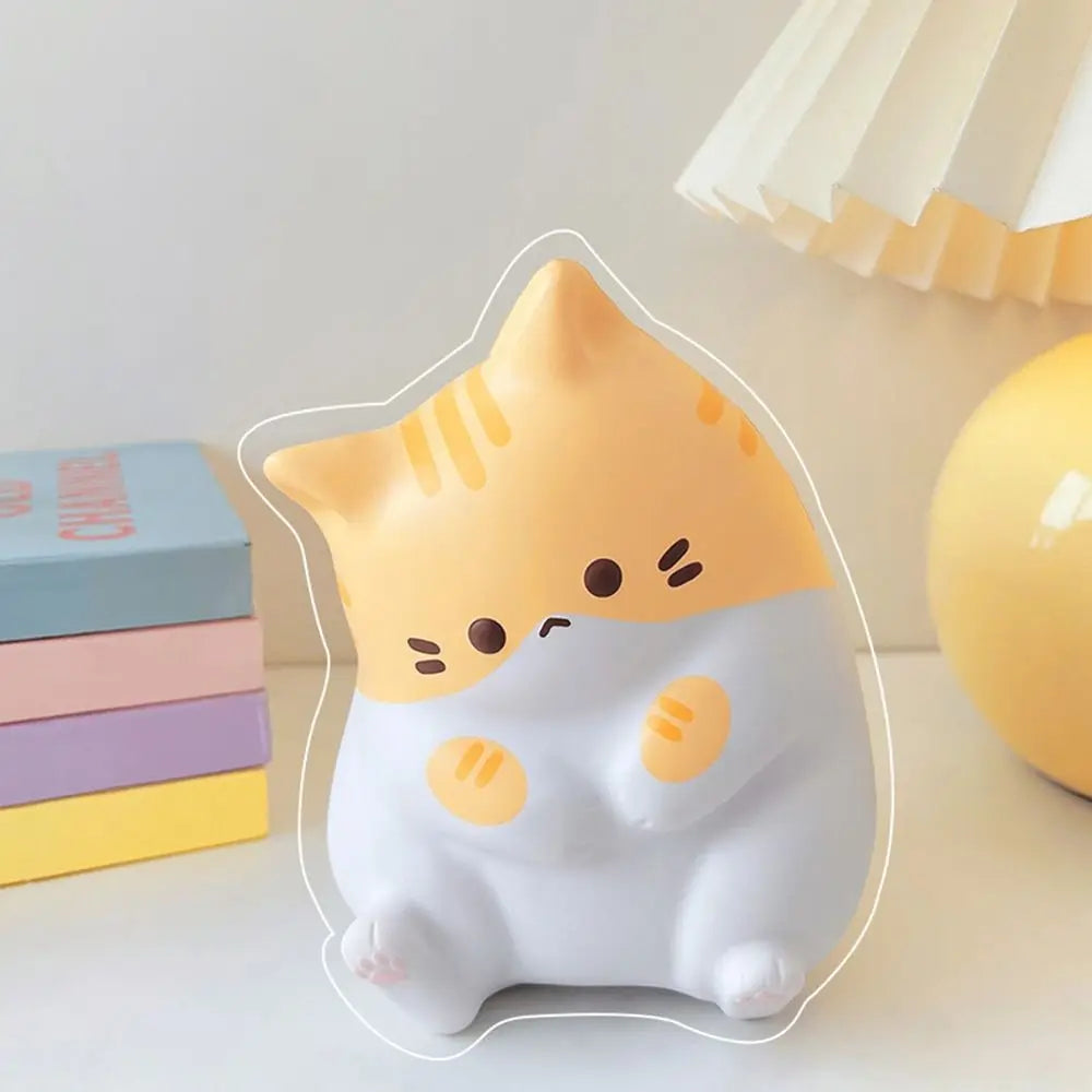 Cat Stress Relief Squishy Toy PU Slow Rising Squeeze Toys Antistress Ball Cartoon Table Ornaments Squishy Stress Reliever Toys